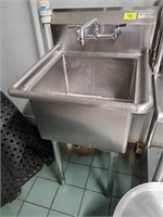 Stainless 1-Compartment Work Sink 23"