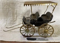 Lane and Company Vintage Porcelain Canopy Wagon