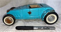 Vintage 1960 NYlint Blue Jalopy Ford Roadster Hot