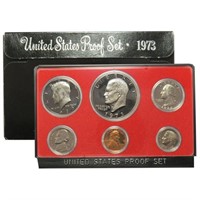 1973 United Stated Mint Proof Set 6 coins