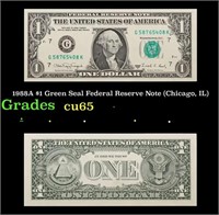 1988A $1 Green Seal Federal Reserve Note (Chicago,