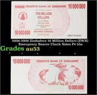 2006-2008 Zimbabwe 10 Million Dollars (ZWN) Emerge