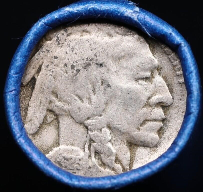 Buffalo Nickel Shotgun Roll in Old Bank Style 'Abb