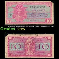 Military Payment Certificate (MPC) Series 521 10c