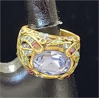 Heidi Dauz Light Amethyst Ring