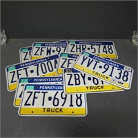 Assorted PA License Plates