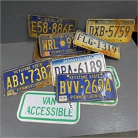 Various License Plates