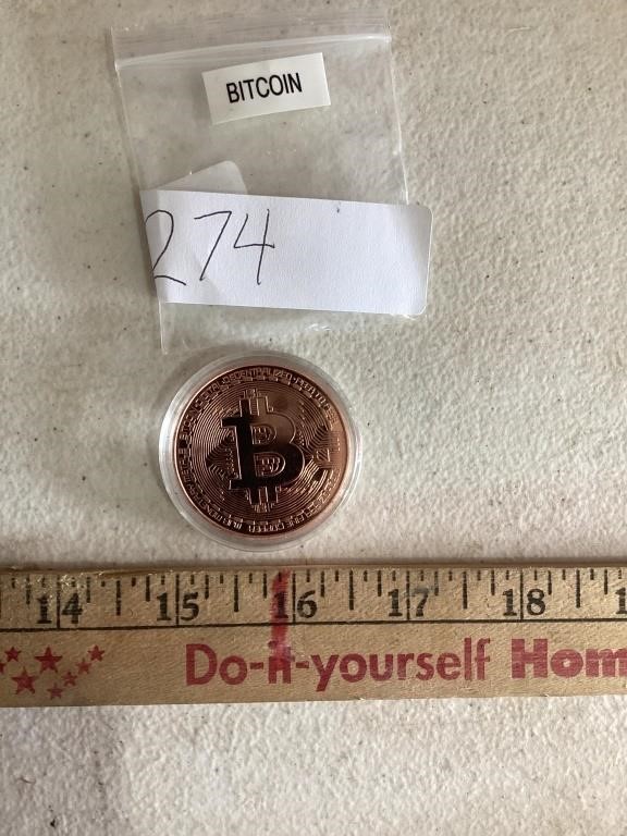 Bitcoin Bronze Coin