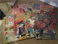 Vintage comic and other books assorted