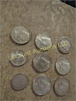 silver half dollars quarters