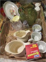 vintage pitchers glassware mugs baggies more