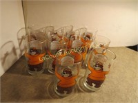 Vintage A & W rootbeer rootbear glasses