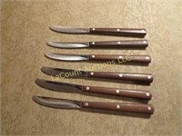 set of 6 Cutco steak knives #47