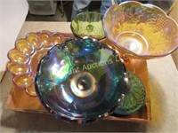 Indiana glass egg tray compotes candy dish
