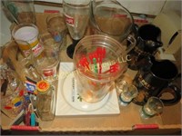 barware lot beer glasses pitcher pitchers more