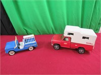 Tonka truck w/ camper, Nylant pet mobile