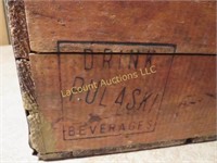 vintage Pulaski Soda Works seltzer bottle crate