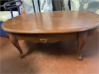 oval coffee table 46"x 31"w x 16" tall