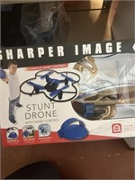 SHARPER IMAGE STUNT DRONE WITH HAND