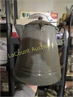 vintage large enameled graniteware coffee pot