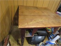 antique poker table w spots below for your drink