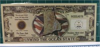 Rhode Island, banknote