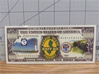 Golden State parkway banknote