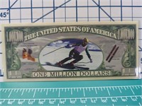 $1 million skiing banknote