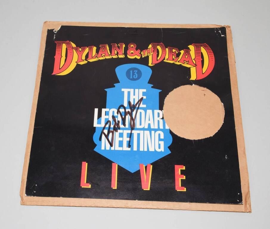 BOB DYLAN SIGNED/AUTOGRAPHED, "DYLAN AND THE DEAD"