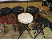 assorted bar stools