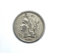 1865 III Cent Nickel