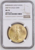NGC Guide Value $3550: 2007-W One Ounce Gold Eagle