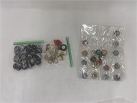 Tray Lot Of Asst Soda Bottle Caps & Auto Related