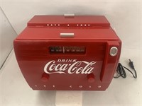 12" x 10" X 9" Plastic Coca Cola Radio /