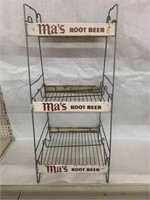 16" X 36" X 16" Ma's Root Beer Store Floor Display