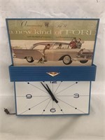 18" X 22" 1957 Ford Fairlane Wall Clock