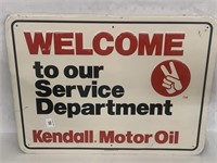 24" X 18" Kendall Motor Oil Metal Sign