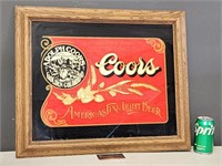 Coors Mirror Sign 24"×20"