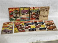 (9) Asst 50's Car Craft Magazines