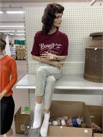 Full Size Seated Mannequin W/ Coca Cola Watch
