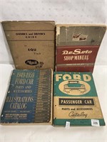 (4) Asst Vintage Auto & Truck Manuals