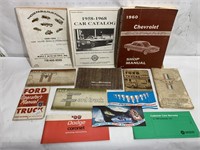 Large Tray Lot Of Asst Auto & Truck Manuals
