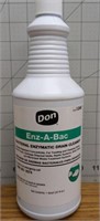 Don enz-A-bac bacterial enzymatic drain cleaner