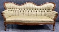 Victorian Style Button Tufted Sofa