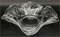 Heisey Glass Orchid Bowl