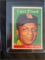 Curt Flood RC 1958 Topps #464 CARDINALS