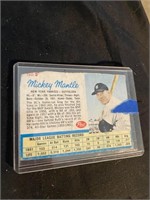 1962 Mickey Mantle #5 Yankees Post Cereal Box Card