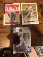 3 Lot 2022 Topps Series 1 Mike Trout #27 Los Angel