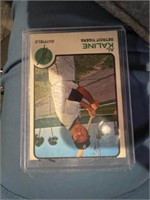 1973 topps baseball card #280 al kaline o/c