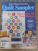 Better homes and garden quilt sampler magazine